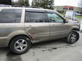 2008 HONDA PILOT EX-L BROWN 3.5L AT 4WD A17529
